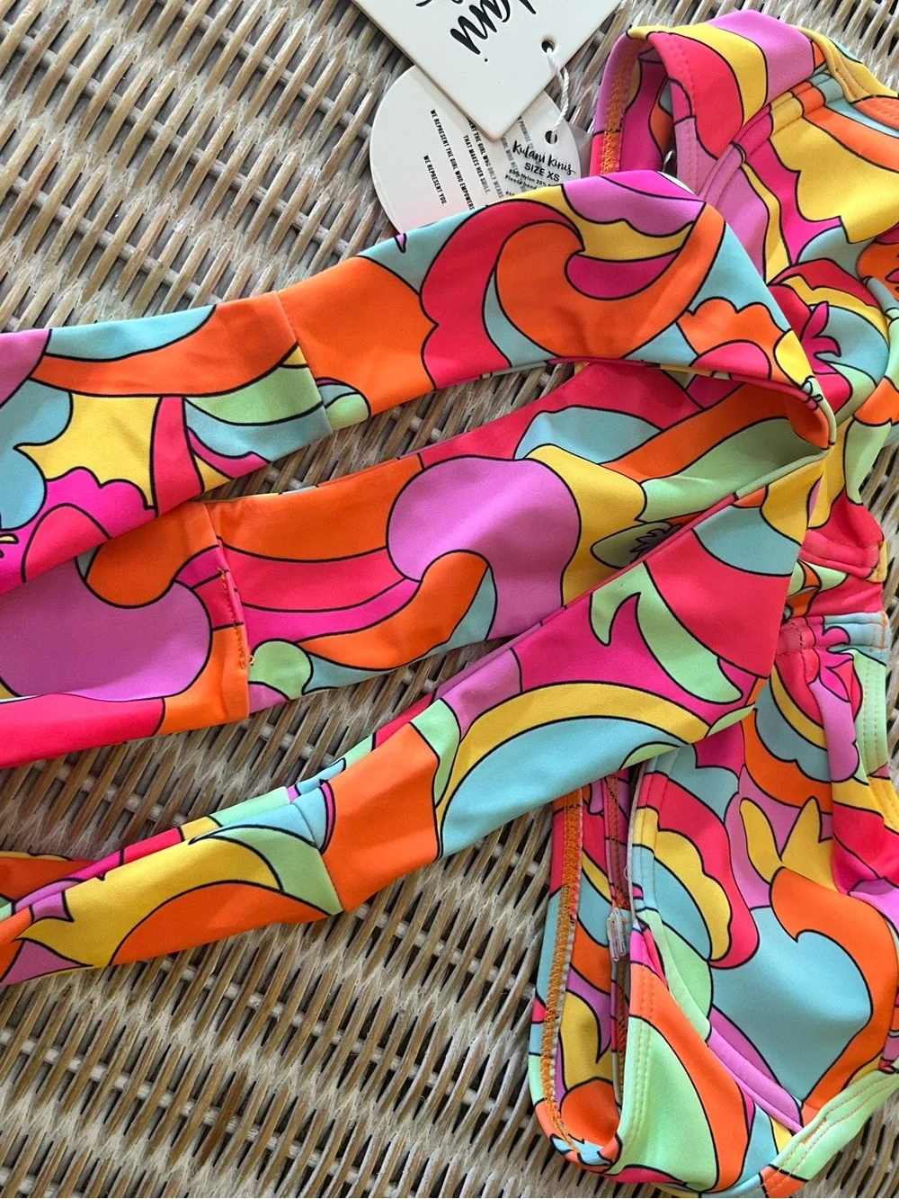 Kulani Kinis Retro Groovy Bikini Set | Size XS | Australian Swimwear | NWT